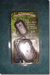 Dog Tag 4 in 1 Survival Knife